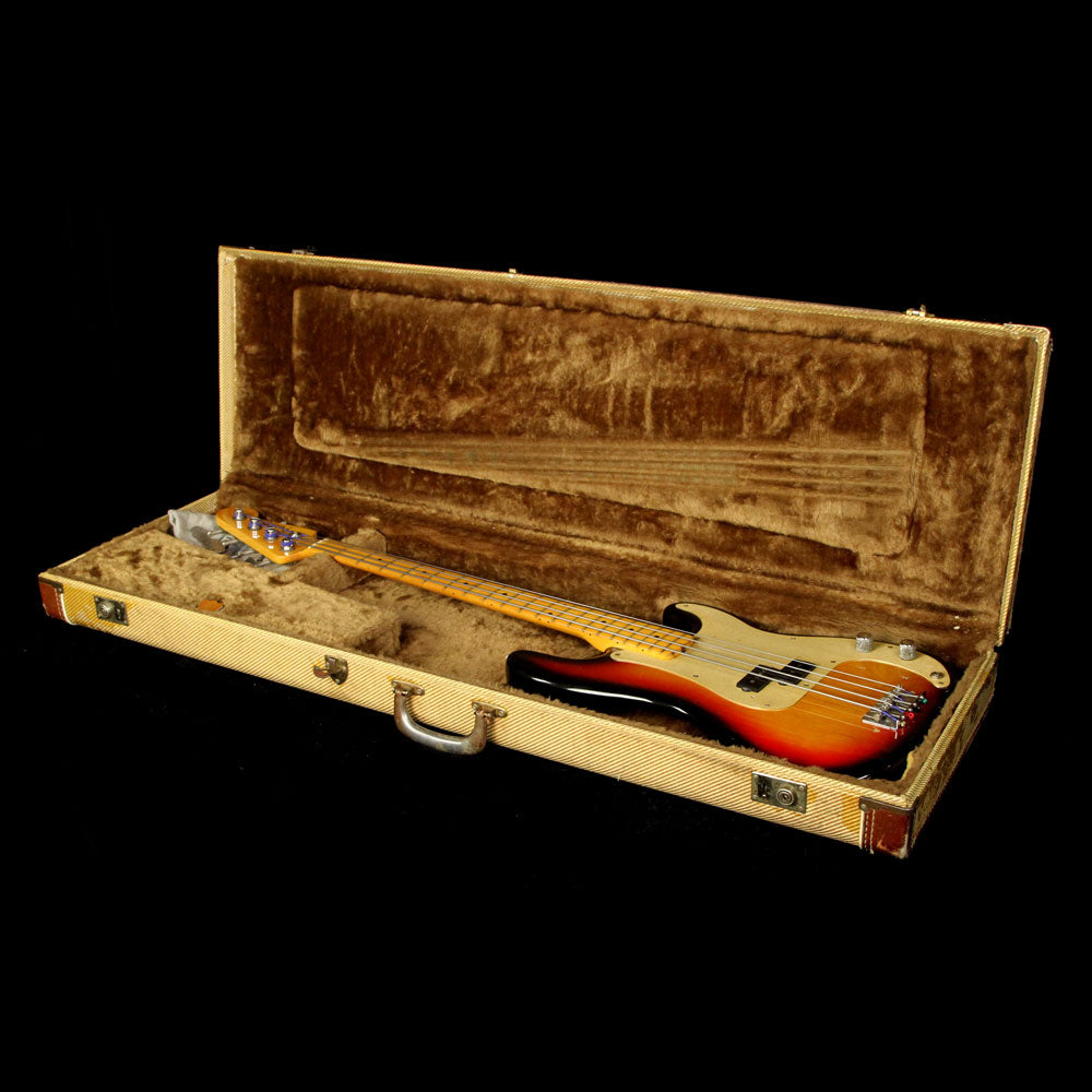 Used 1958 Fender Precision Bass Electric Bass Refinished 3-Tone Sunburst — 5