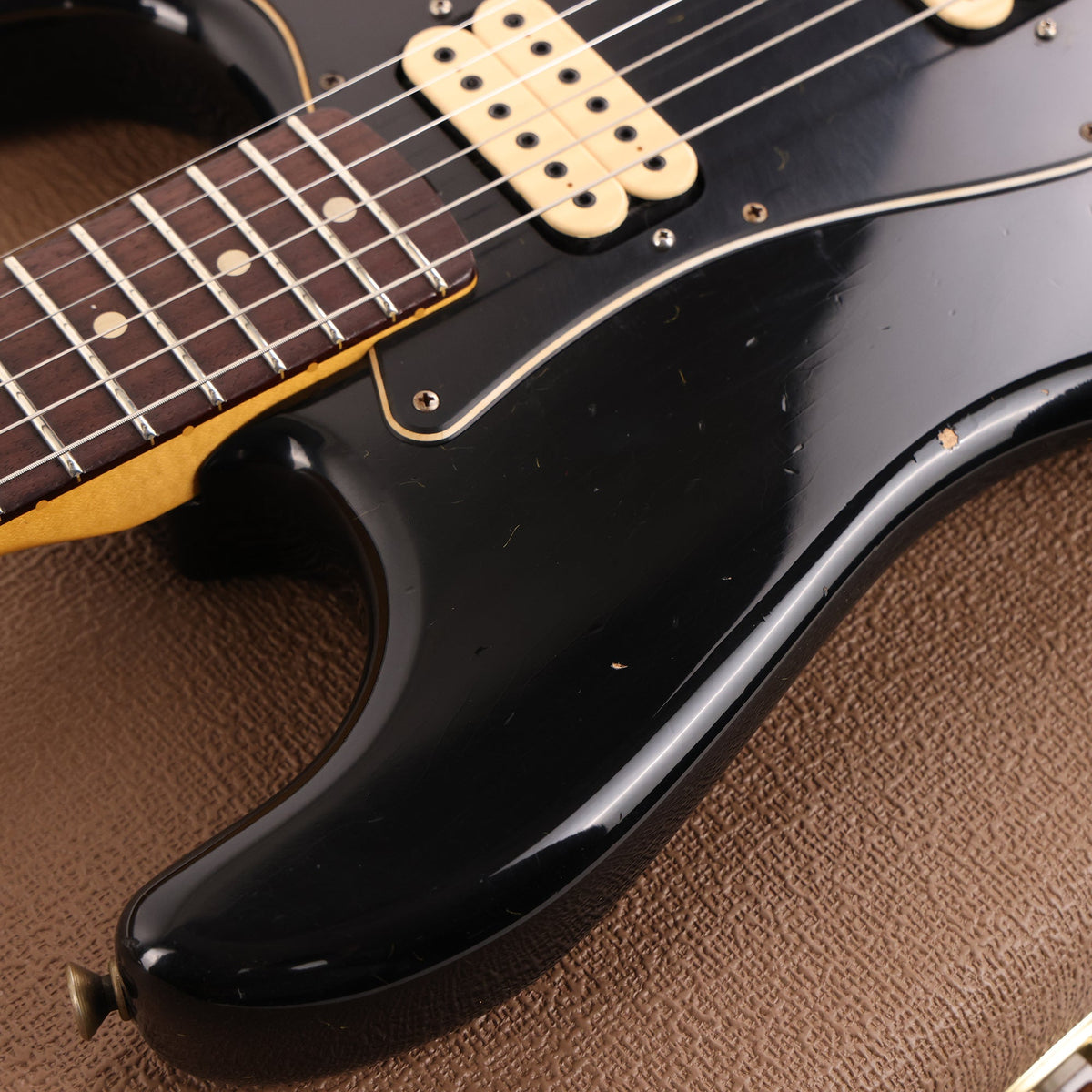 Fender Custom Shop Double Humbucker Stratocaster Relic Black — 7