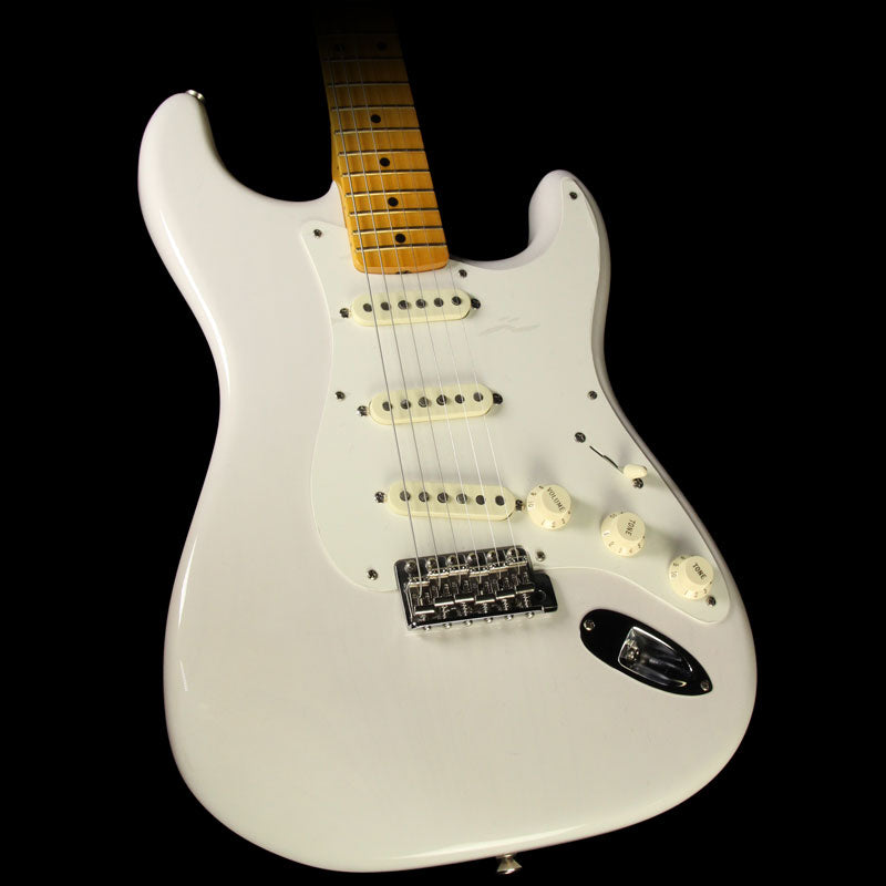 Used Fender Eric Johnson Stratocaster Electric Guitar White Blonde — 1