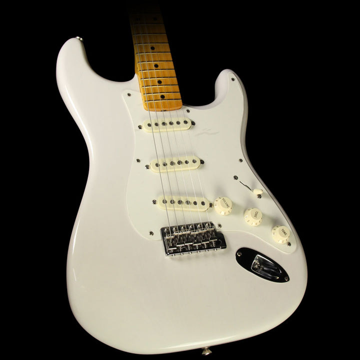 Used Fender Eric Johnson Stratocaster Electric Guitar White Blonde