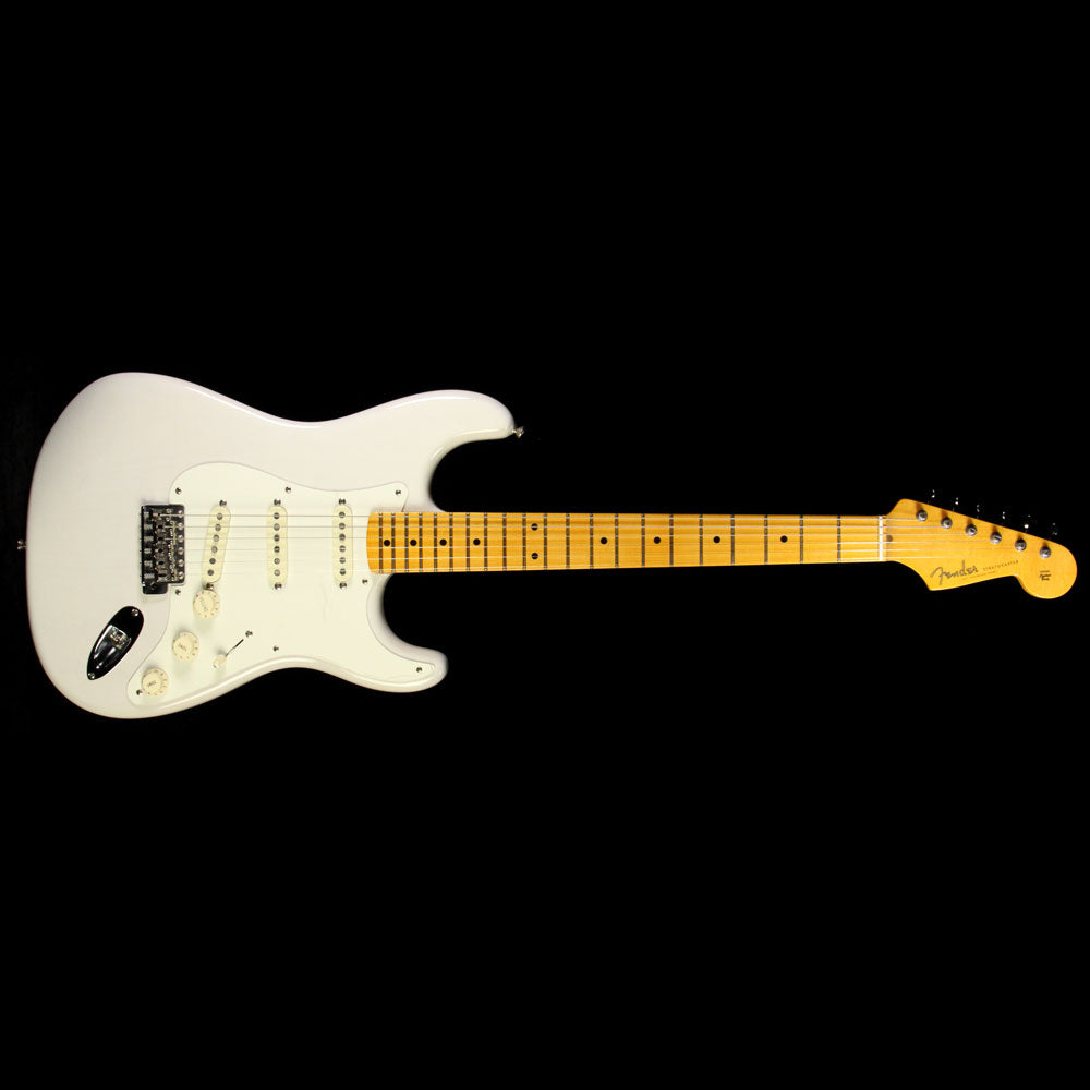 Used Fender Eric Johnson Stratocaster Electric Guitar White Blonde — 2