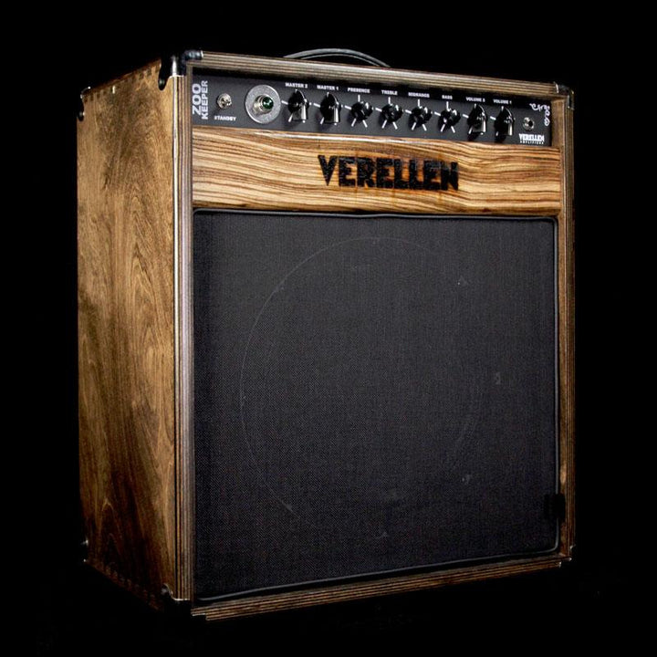 Verellen Music Zoo Exclusive Zoo Keeper 50/5 Watt 1x12 Guitar Combo Amplifier Zebrawood