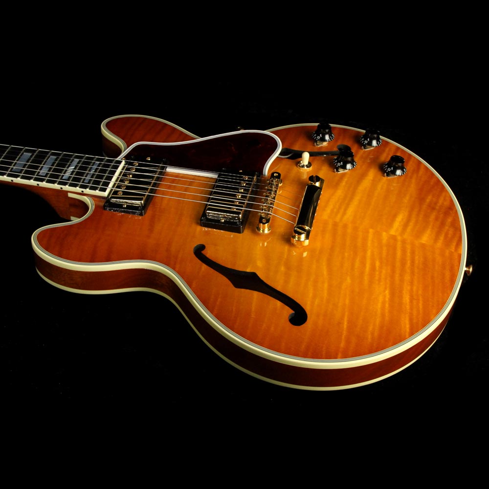 Used 2014 Gibson Custom Shop CS-356 Electric Guitar Honey Amber — 7