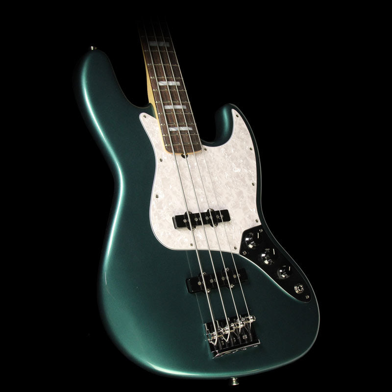Fender Adam Clayton Signature Jazz Bass Electric Bass Sherwood Green Metallic — 1