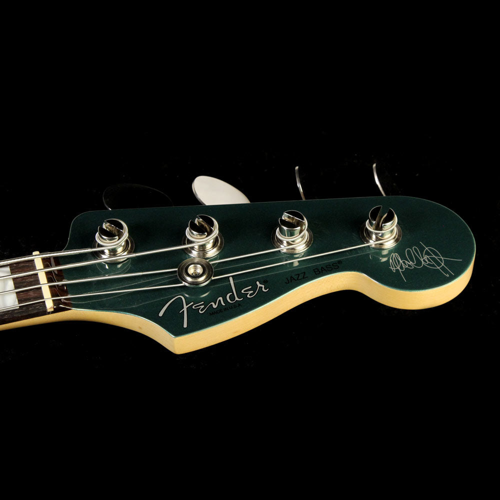 Fender Adam Clayton Signature Jazz Bass Electric Bass Sherwood Green Metallic — 4