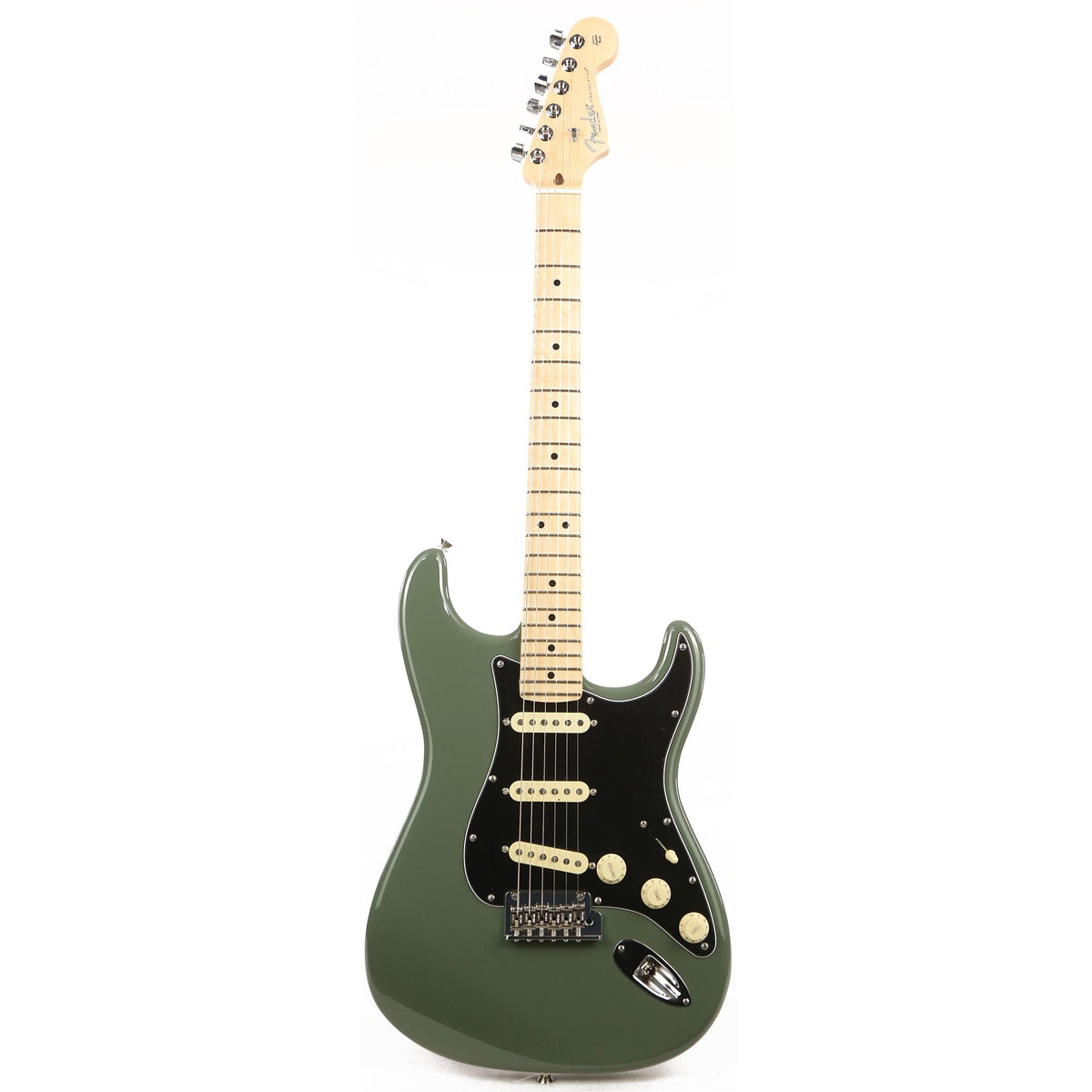 Fender American Pro Stratocaster Antique Olive — 2