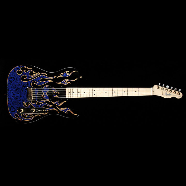 Fender James Burton Telecaster Blue Paisley Flames