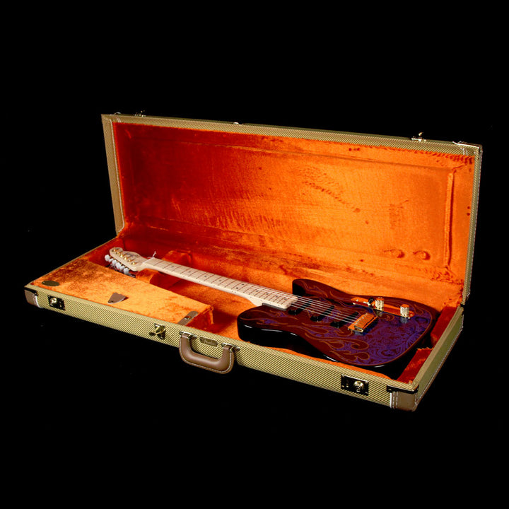 Fender James Burton Telecaster Blue Paisley Flames