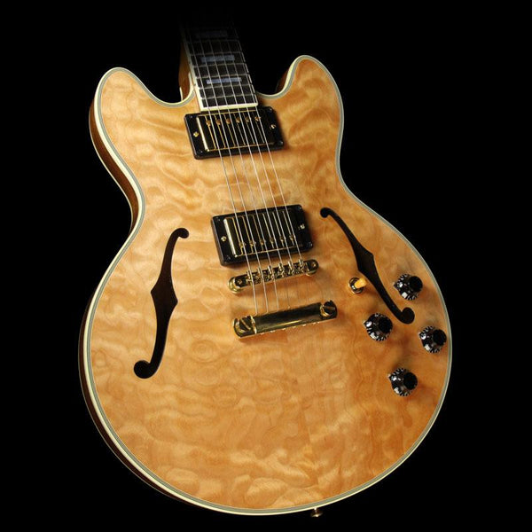 Used 2010 Gibson Custom Shop CS-356 Quilt Top Electric Guitar Natural