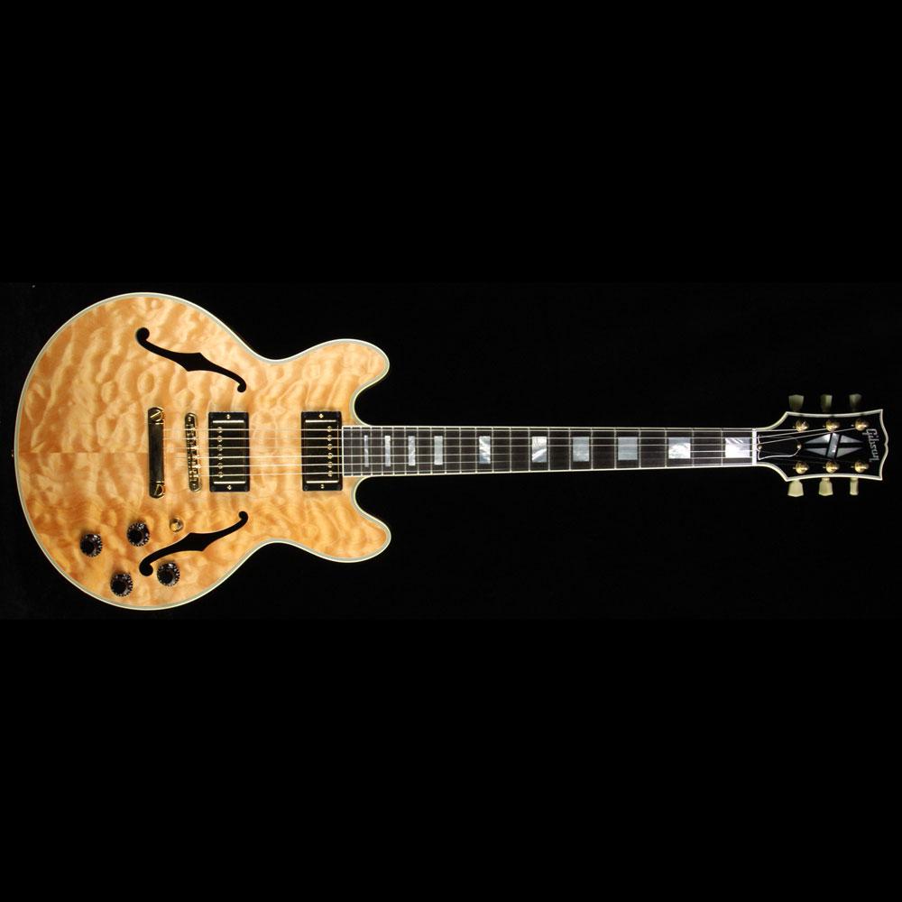 Used 2010 Gibson Custom Shop CS-356 Quilt Top Electric Guitar Natural — 2