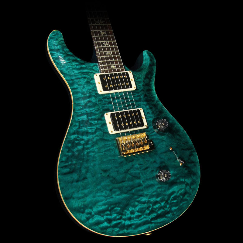 Used 2014 Paul Reed Smith Custom 24 Artist Package Brazilian Rosewood Electric Guitar Turquoise — 1