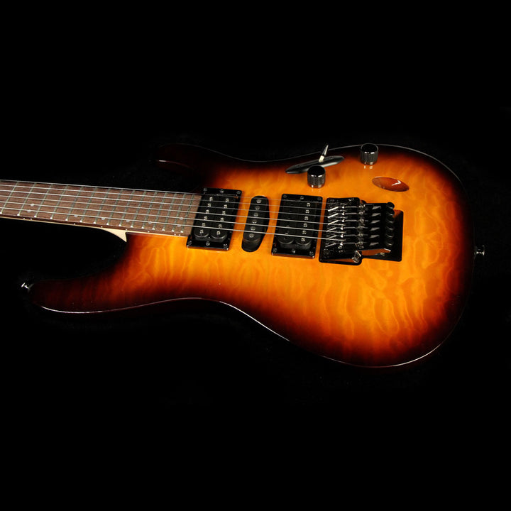 Used 2015 Ibanez S5570Q Prestige S-Series Electric Guitar Regal Brown Burst
