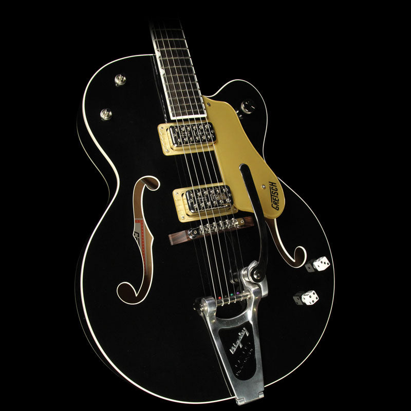 Used 2015 Gretsch G6120SSU-BK Brian Setzer Nashville Electric Guitar Black — 1