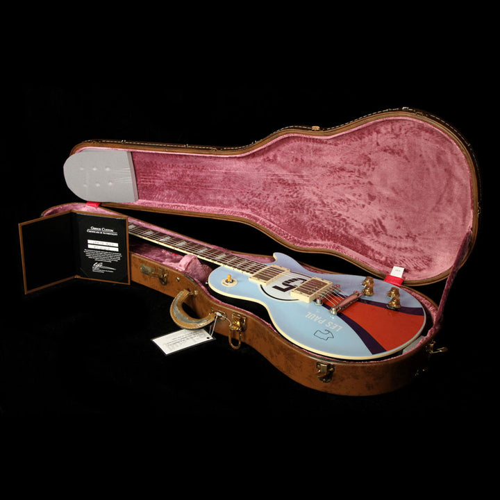 Gibson Custom Shop Music Zoo Exclusive Standard Historic 1957 Les Paul MotorSport 5 Electric Guitar