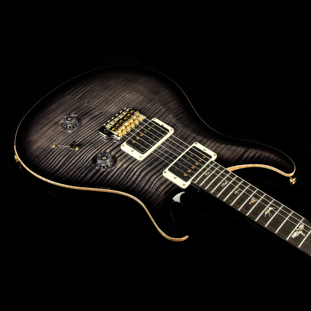 Paul Reed Smith Custom 24 Artist Package Electric Guitar Charcoal Burst with Matching Neck Burst — 7