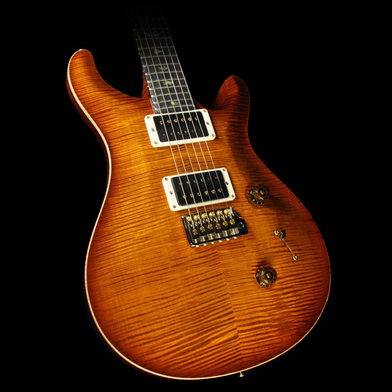 Used Paul Reed Smith Custom 24 Artist Package Electric Guitar Violin Amber Burst with Matching Neck Burst — 1