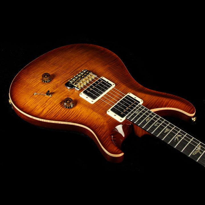 Used Paul Reed Smith Custom 24 Artist Package Electric Guitar Violin Amber Burst with Matching Neck Burst