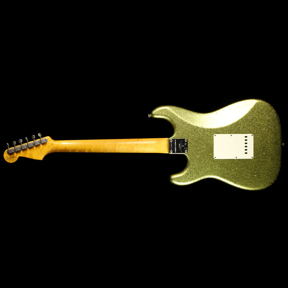 Fender Custom Shop '63 Stratocaster Journeyman Relic Electric Guitar Chartreuse Sparkle — 3