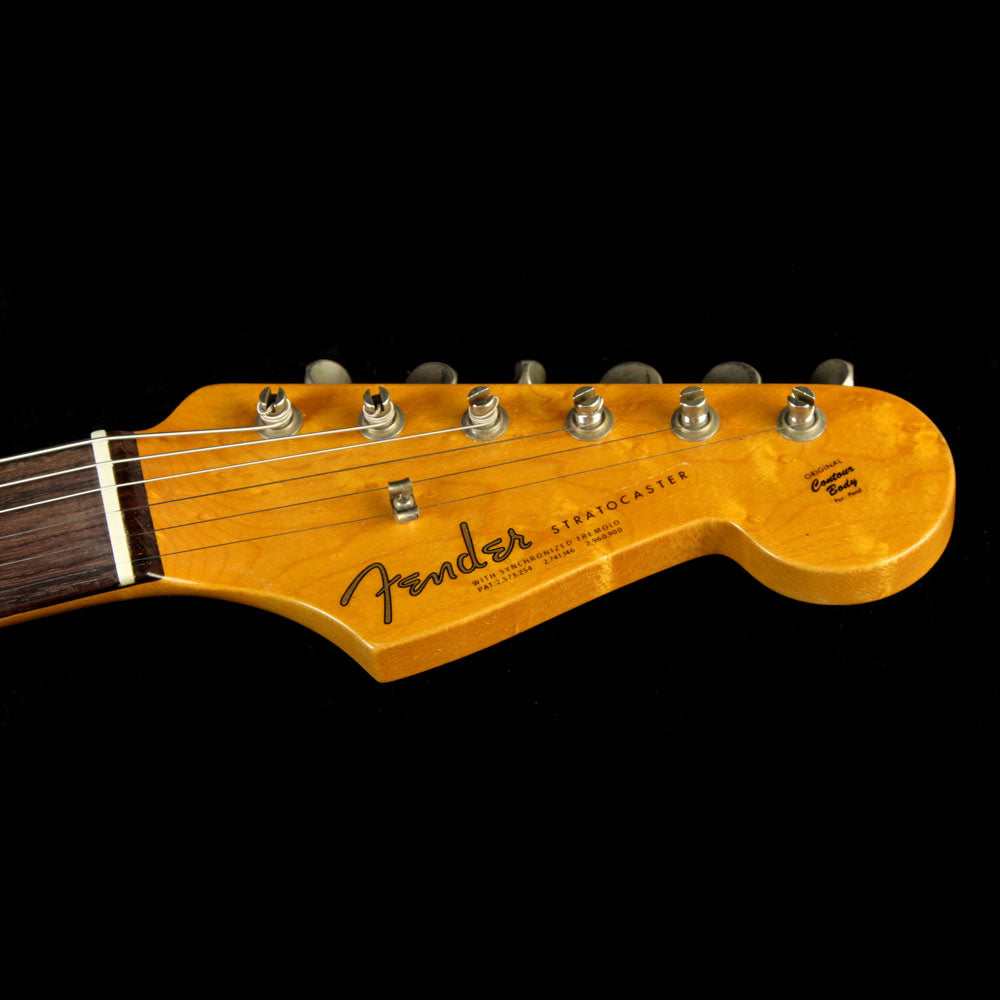 Fender Custom Shop '63 Stratocaster Journeyman Relic Electric Guitar Chartreuse Sparkle — 4