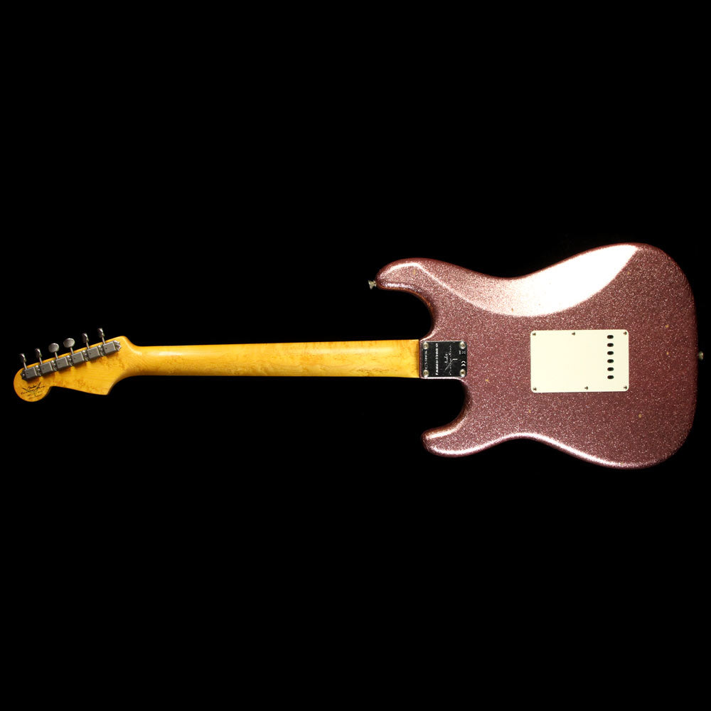 Used Fender Custom Shop '63 Stratocaster Journeyman Relic Electric Guitar Champagne Sparkle — 3