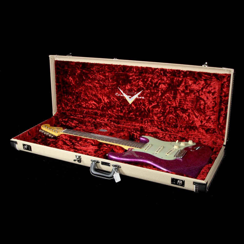 Fender Custom Shop '63 Stratocaster Journeyman Relic  Magenta Sparkle — 6