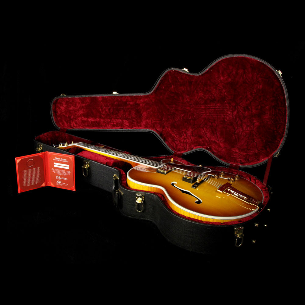 Used 2014 Gibson Custom Shop L-5 CES Electric Guitar Iced Tea Burst — 5