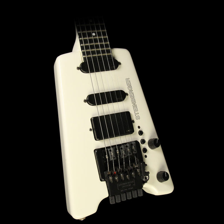 Used Steinberger GL2T TransTrem Electric Guitar White