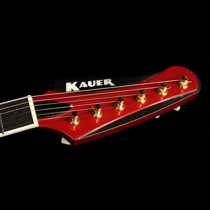 Used Kauer Banshee Electric Guitar Candy Apple Red