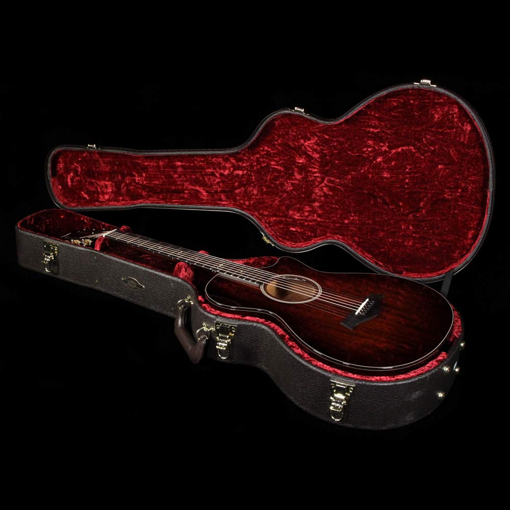 Taylor 522ce 12-Fret Grand Concert Acoustic- Mahogany Shaded Edgeburst — 7