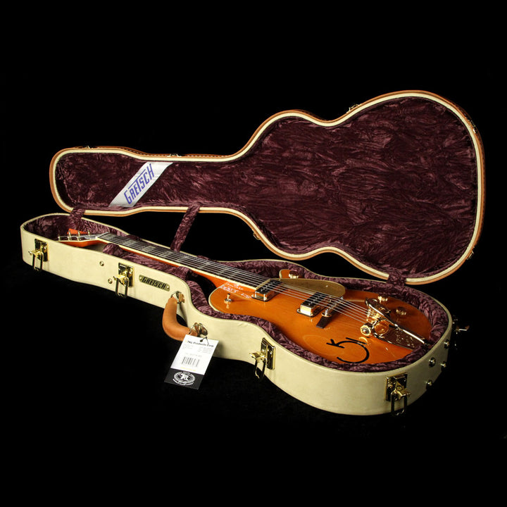 Gretsch G6121-1955 Chet Atkins Electric Guitar Tangerine with Leather Trim