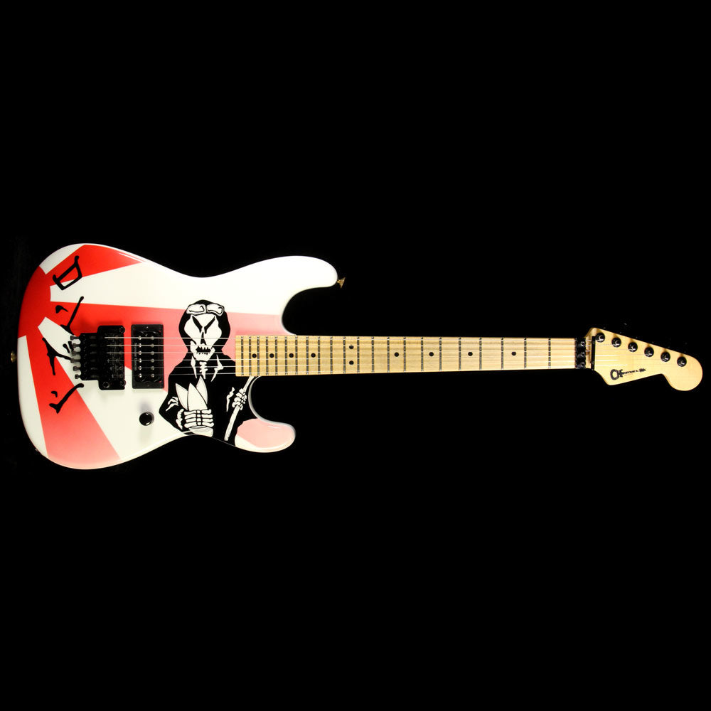 Used Charvel Custom Shop Warren DeMartini San Dimas Electric Guitar Bomber Graphic — 2