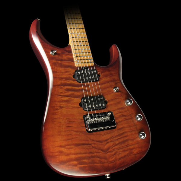 Used 2016 Ernie Ball Music Man John Petrucci JP15 Electric Guitar Quilt Top Sahara Burst