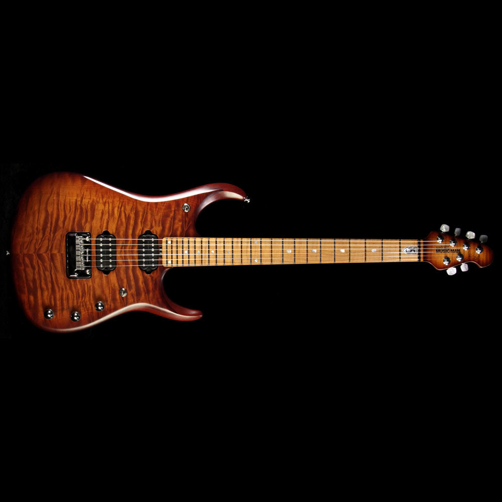 Used 2016 Ernie Ball Music Man John Petrucci JP15 Electric Guitar Quilt Top Sahara Burst — 2