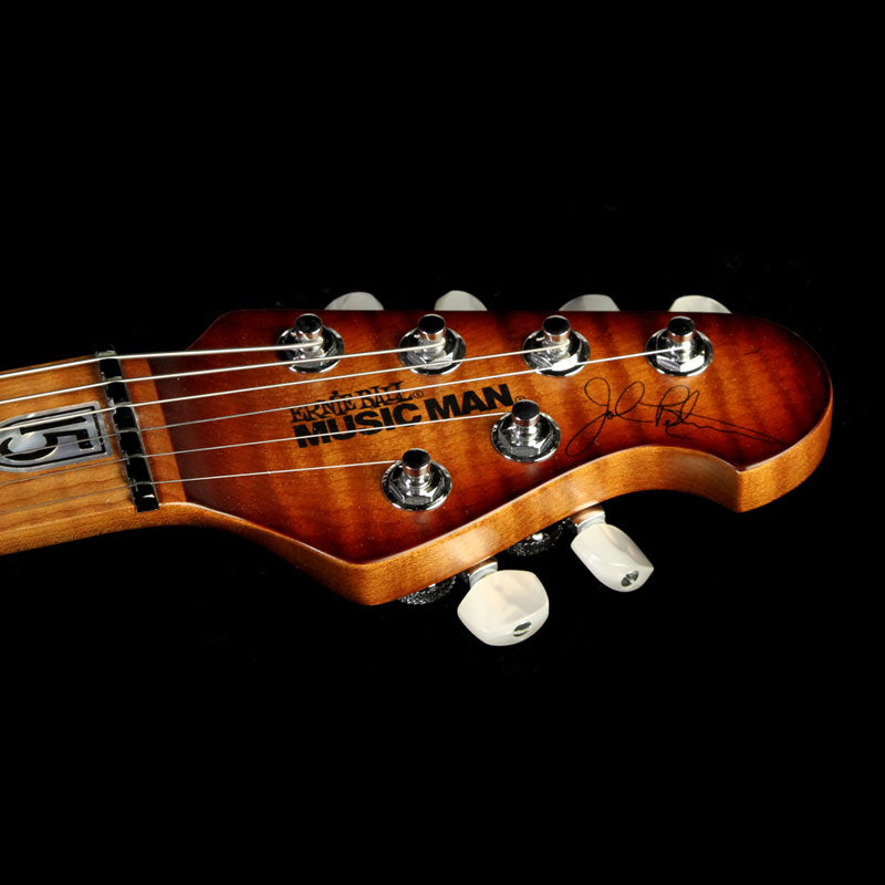 Used 2016 Ernie Ball Music Man John Petrucci JP15 Electric Guitar Quilt Top Sahara Burst — 4