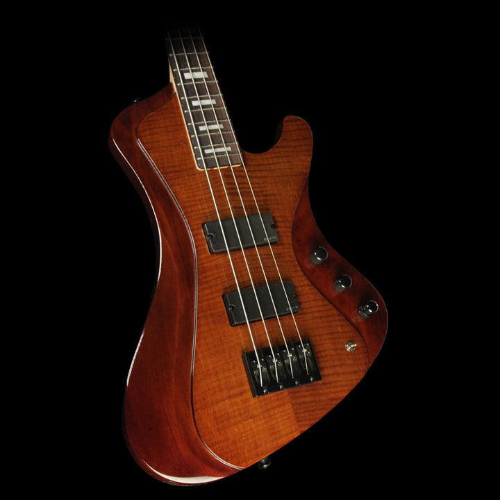 Used ESP LTD Stream-1004 4-String Electric Bass Guitar Walnut Brown