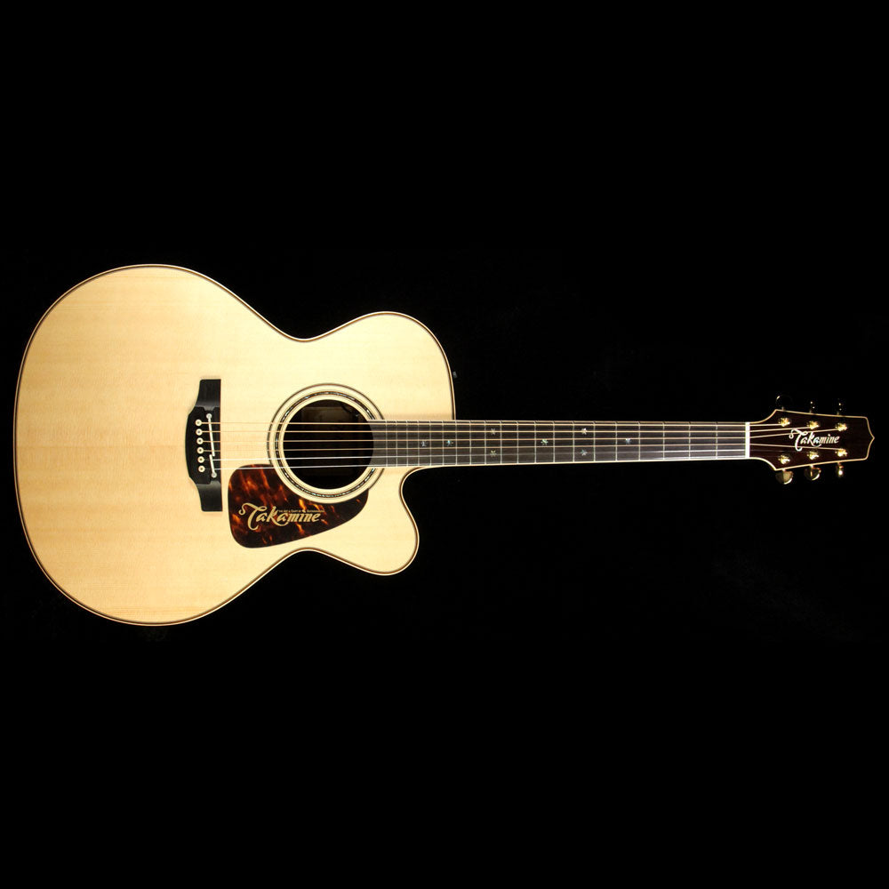 Used Takamine P7JC Jumbo Acoustic Guitar Natural — 2