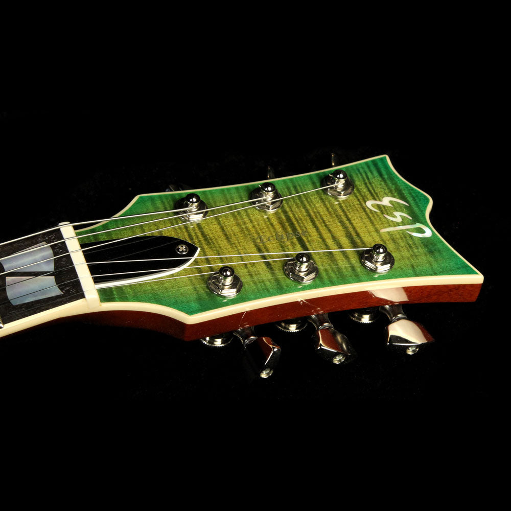 ESP USA Eclipse Electric Guitar Lime Burst — 4