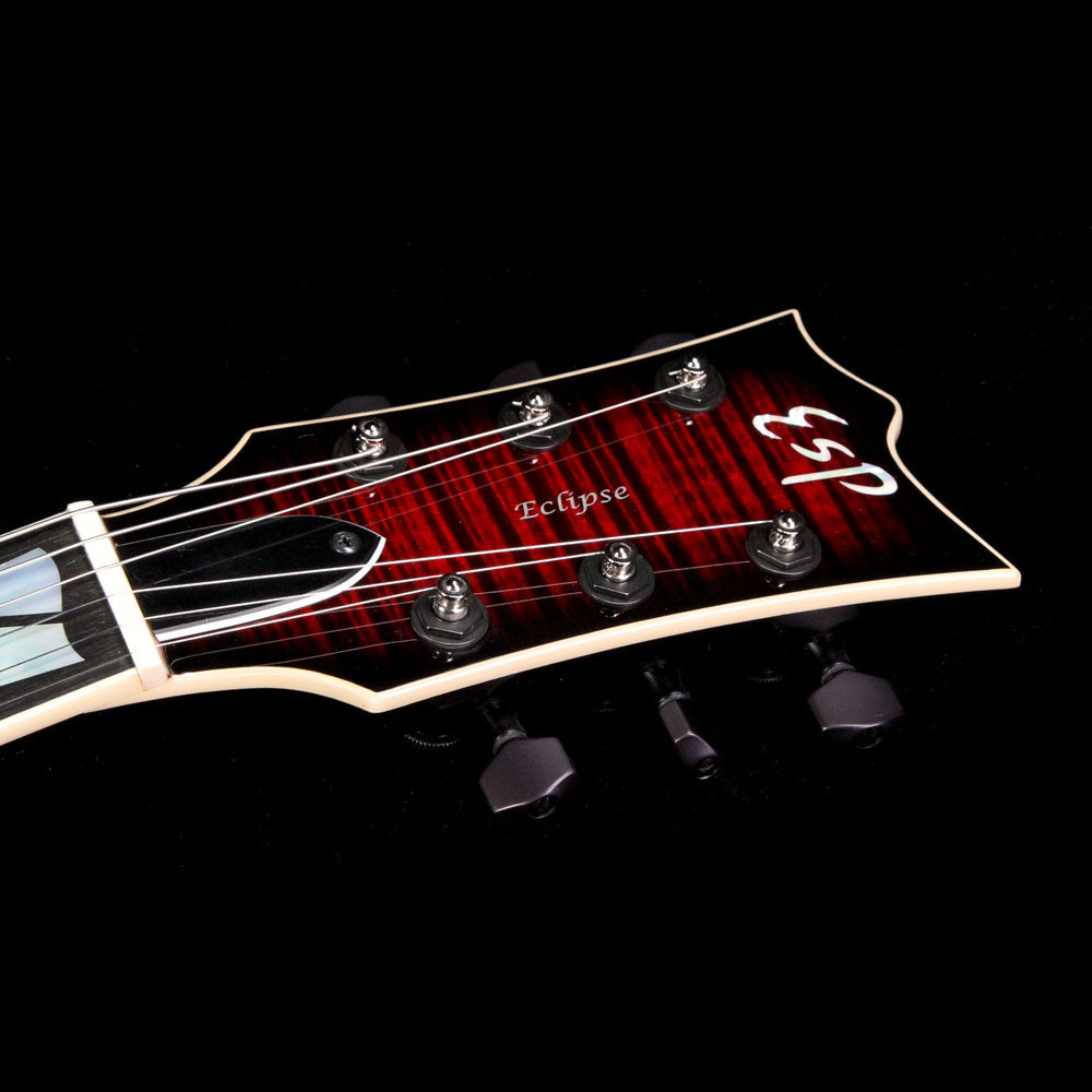 ESP USA Eclipse Electric Guitar See-Thru Black Cherry — 4