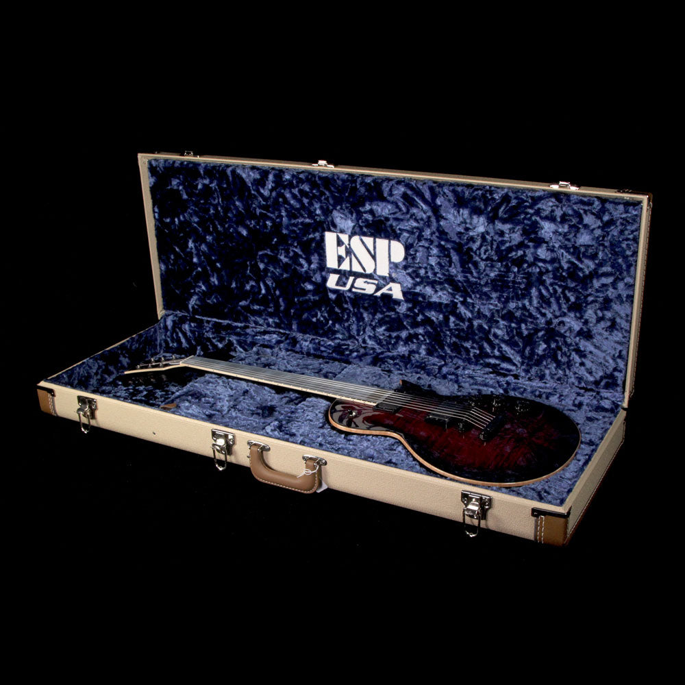 ESP USA Eclipse Electric Guitar See-Thru Black Cherry — 8