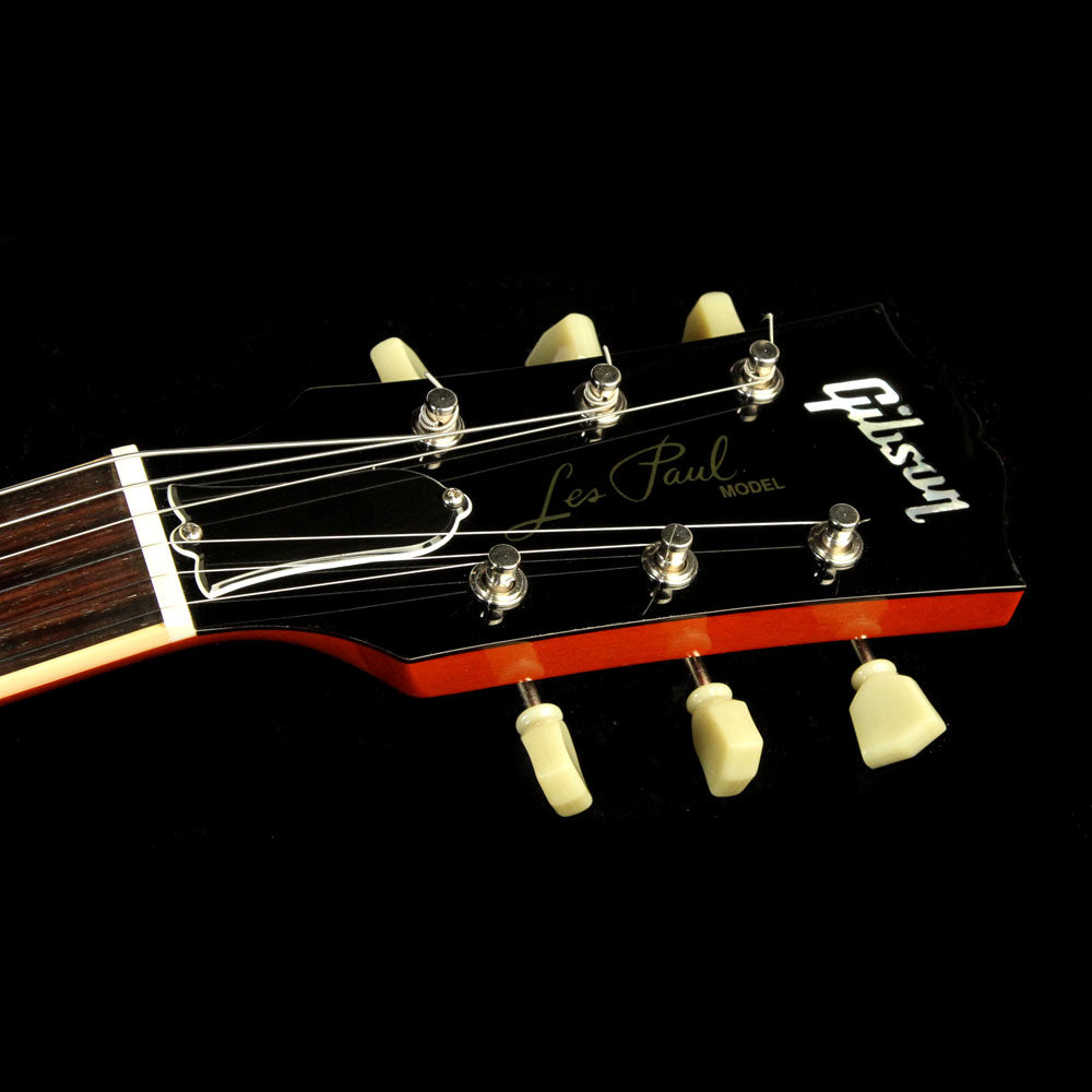 Used 2012 Gibson Custom Shop Les Paul Standard Electric Guitar Transparent Orange — 4