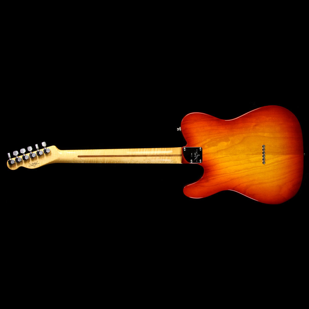 Used 2012 Fender Custom Shop Deluxe Telecaster Electric Guitar Cherry Sunburst — 3