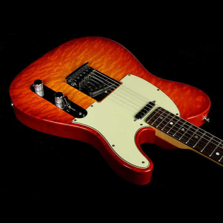 Used 2012 Fender Custom Shop Deluxe Telecaster Electric Guitar Cherry Sunburst