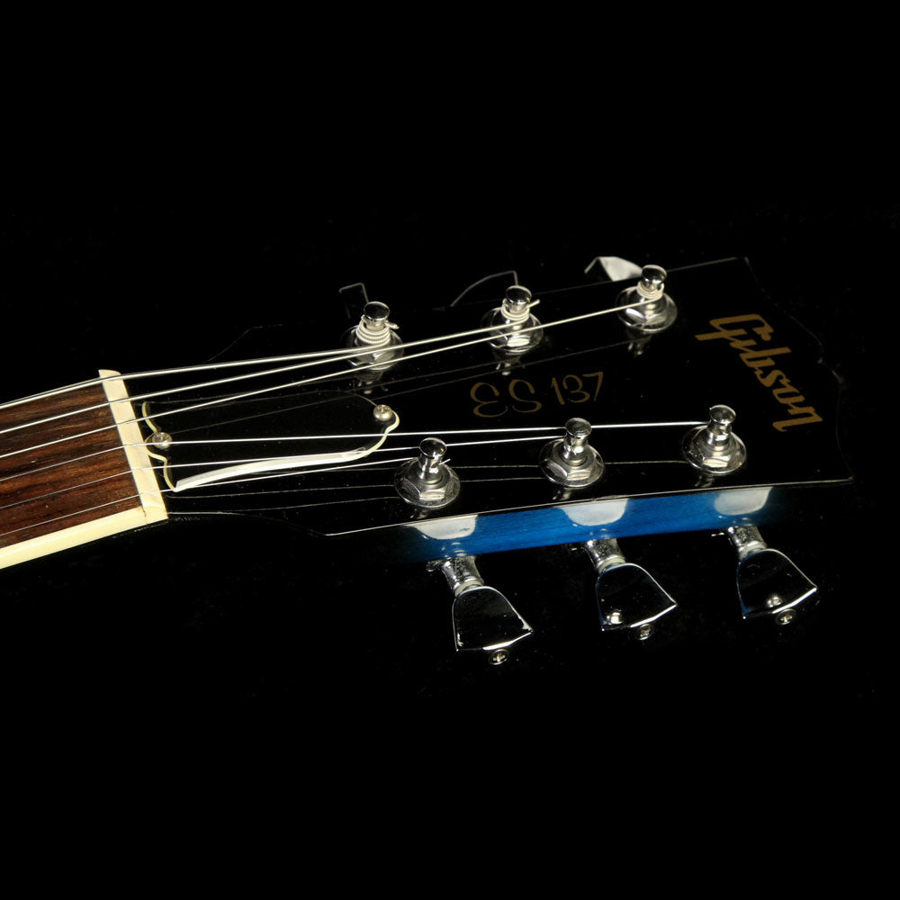 Used 2003 Gibson ES-137 Classic Electric Guitar Blues Burst — 4