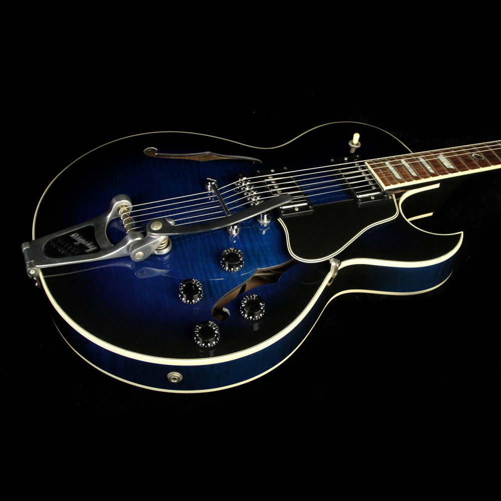 Used 2003 Gibson ES-137 Classic Electric Guitar Blues Burst — 6