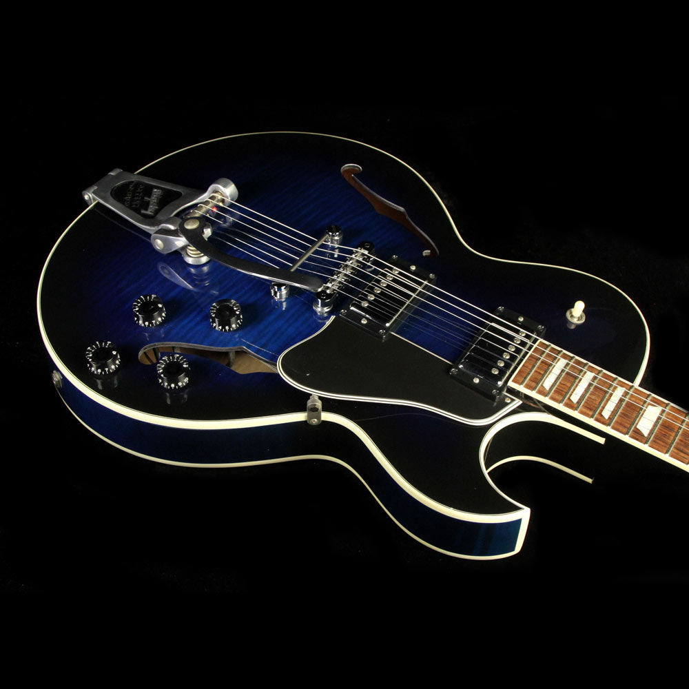 Used 2003 Gibson ES-137 Classic Electric Guitar Blues Burst — 7