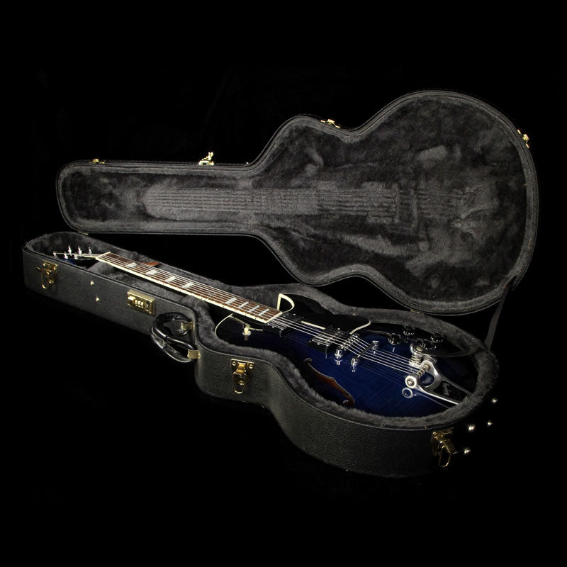 Used 2003 Gibson ES-137 Classic Electric Guitar Blues Burst — 8
