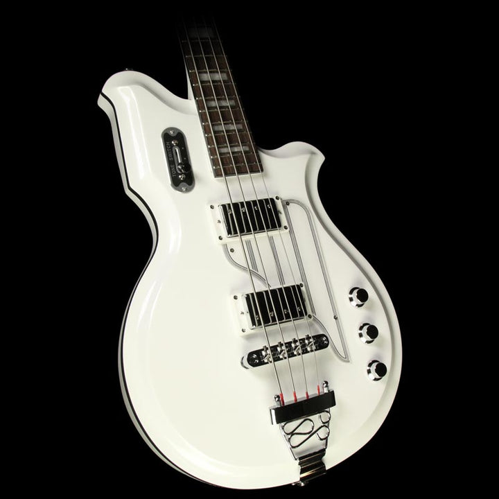 Used Eastwood Airline Map Bass Electric Bass White