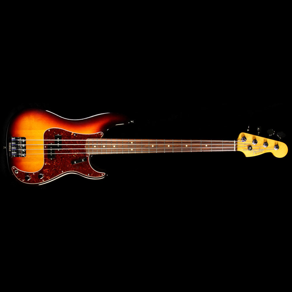 Used 2012 Fender American Vintage Electric '62 Precision Bass Guitar 3-Tone Sunburst — 2