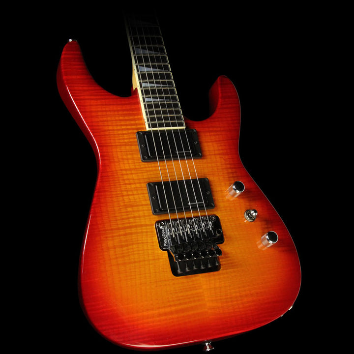 Used Jackson USA Select Dinky DK1 Electric Guitar Burnt Cherry Burst