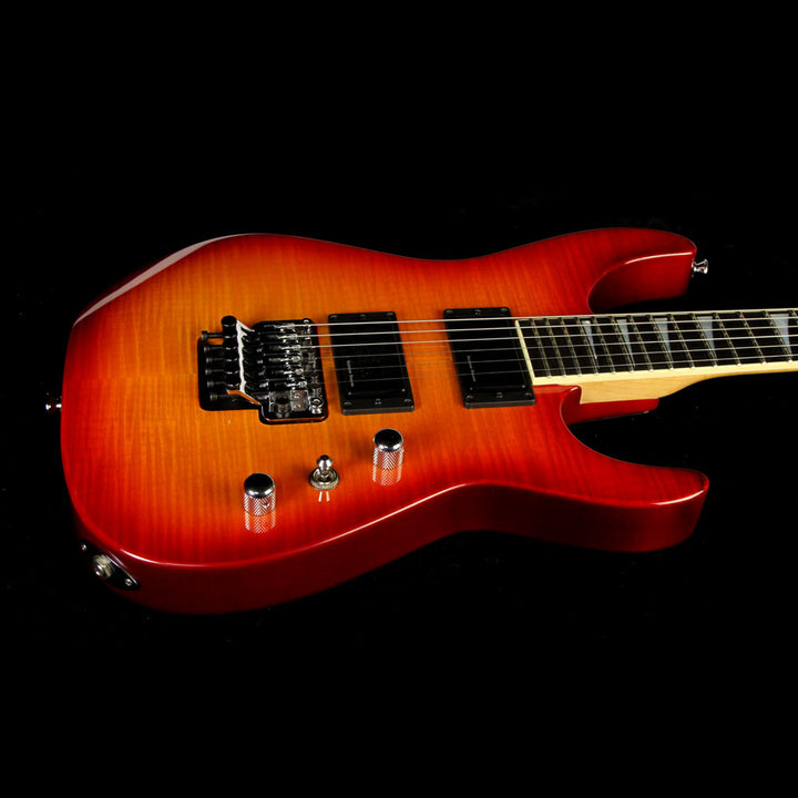 Used Jackson USA Select Dinky DK1 Electric Guitar Burnt Cherry Burst